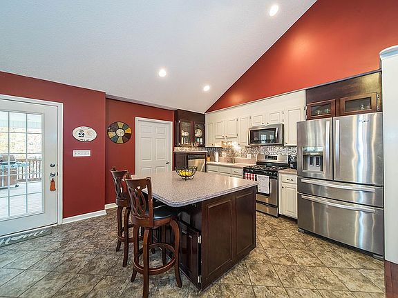 Custom painted cabinets