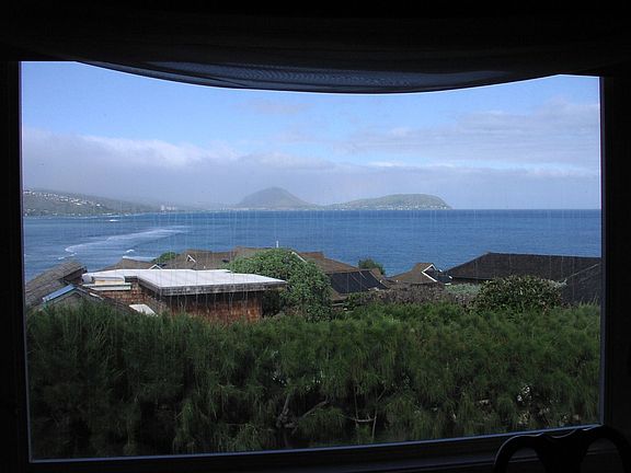 view from living room window