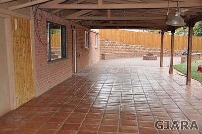 Hot Tub under covered patio