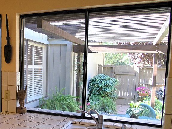 Patio View from Kitchen