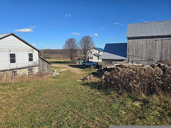 Guest house, barn, house