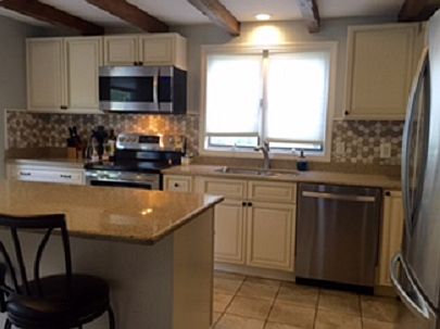 Stainless Kenmore appliances