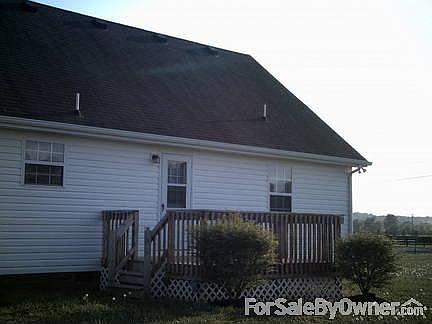 Back of house and deck