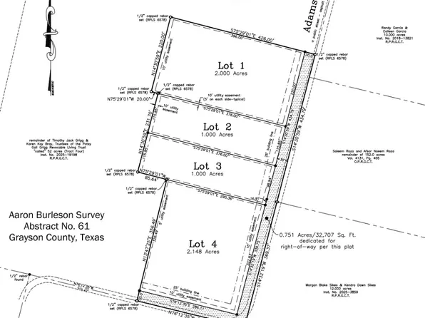 4 Adams Rd, Sherman, TX 75090