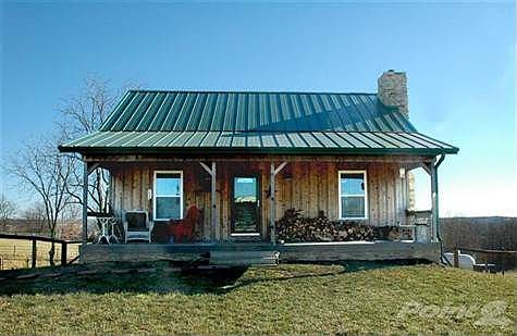 The rustic cabin
