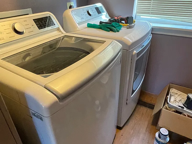 Washer and Dryer included.
