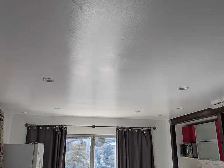 new flush lighting throughout