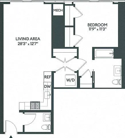 Floor plan 1N
