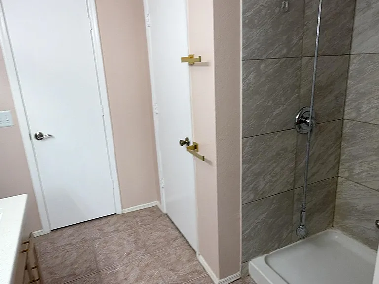 En Suite Bathroom and 2 closets for His and Hers.