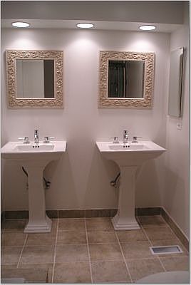 Master Bath his and hers sinks