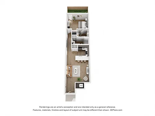 Floor plan Waterchase A