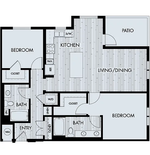 Floor plan Plan 2E