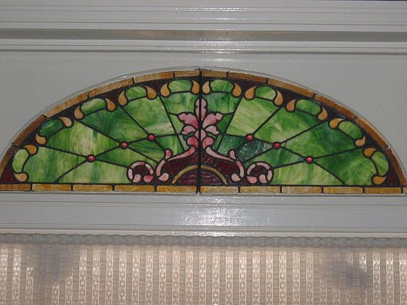 Stained glass in living room