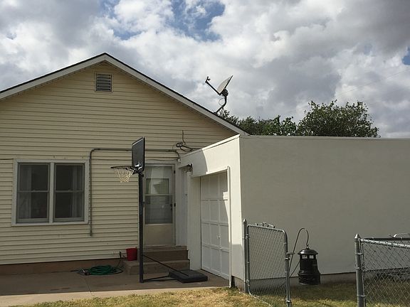 Side of house and garage