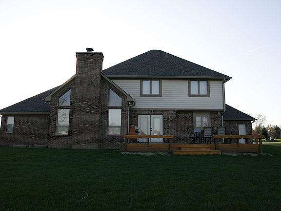 East facing rear view