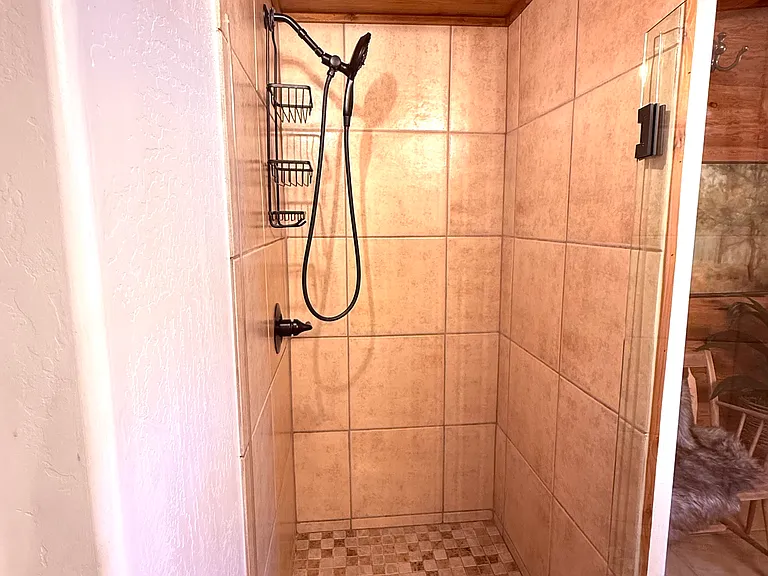 shower in master bath