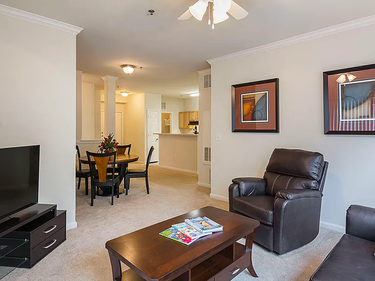Furnished Living Room