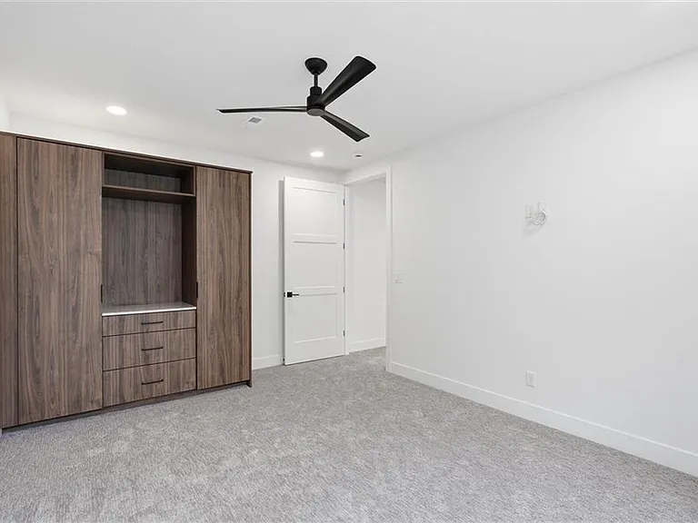 Basement bedroom entry