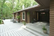 Front deck and entrance