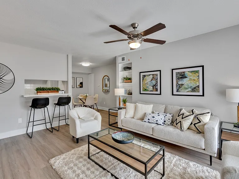 One Bedroom Living Room Model
