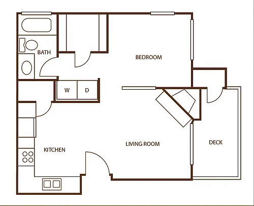 Floor plan Studio
