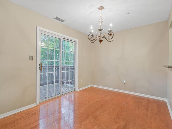 Dining room with hardwood floors