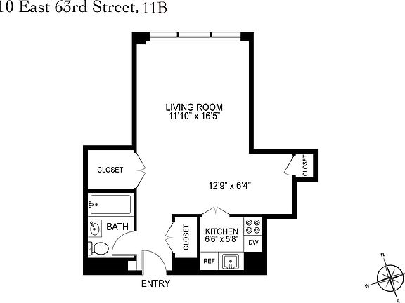 2nd image of 210 E 63rd St APT 11B