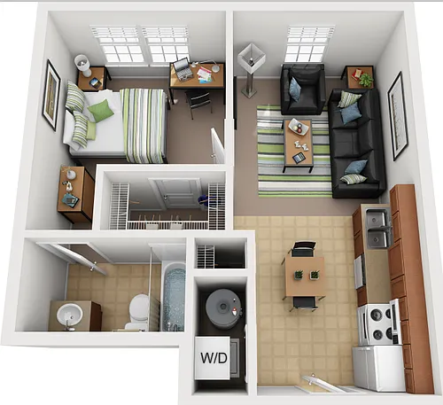 Floor plan The Hummingbird