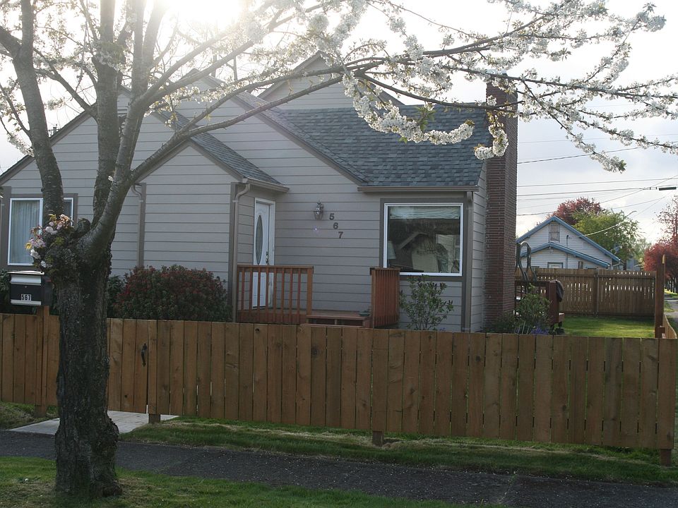 Large fenced corner lot