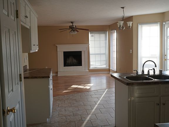 Kitchen opened to Den