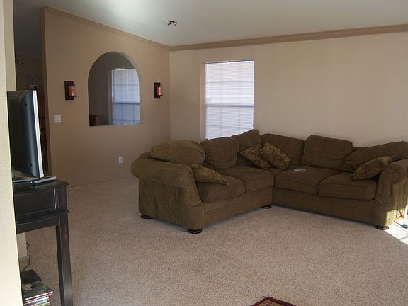 Big living room lots of windows!