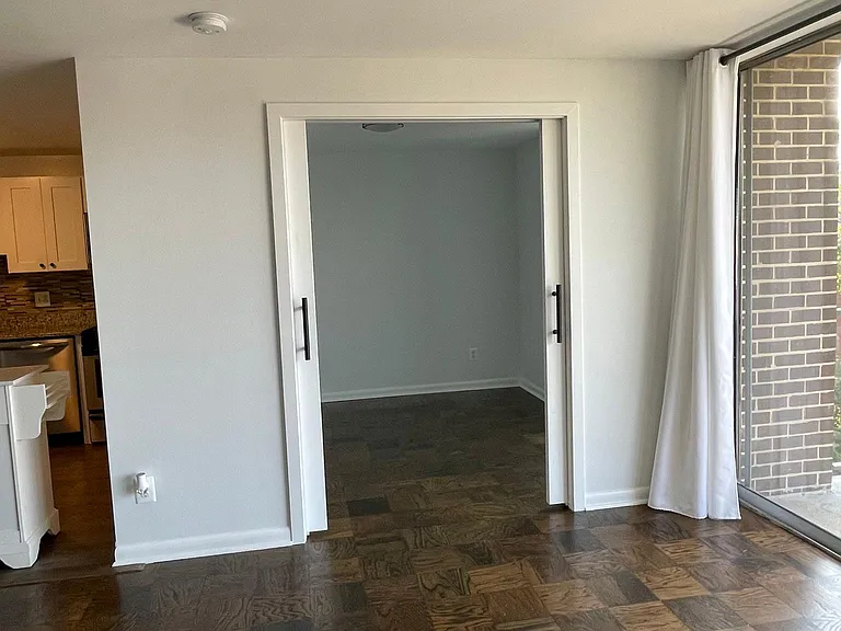 View from living room to the second bedroom.