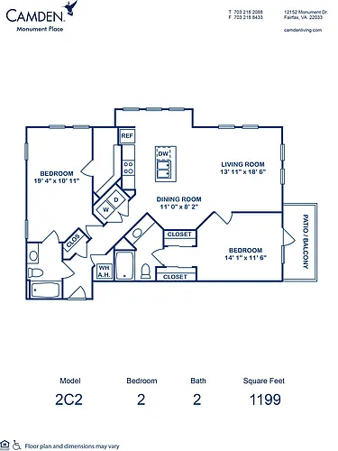 Floor plan 2C2