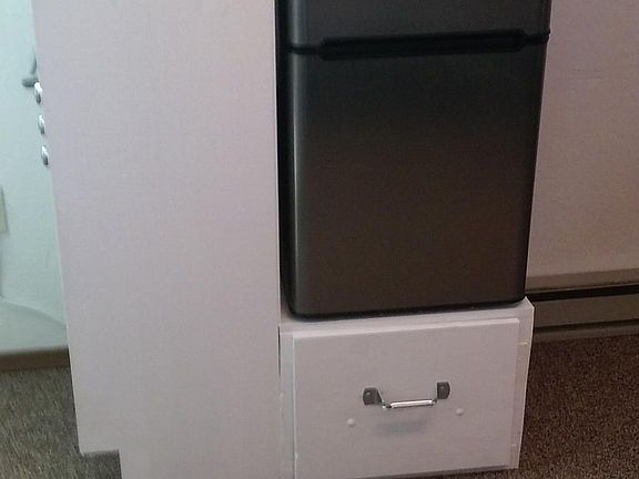 Fridge with Storage Below