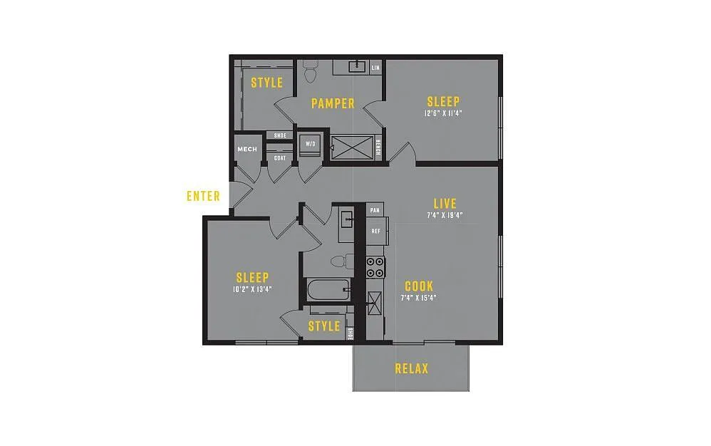 Floor plan B2
