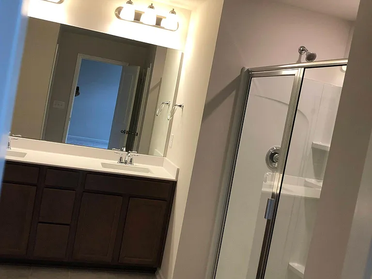 Master Bath with vanity and water closet