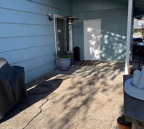 Covered back patio