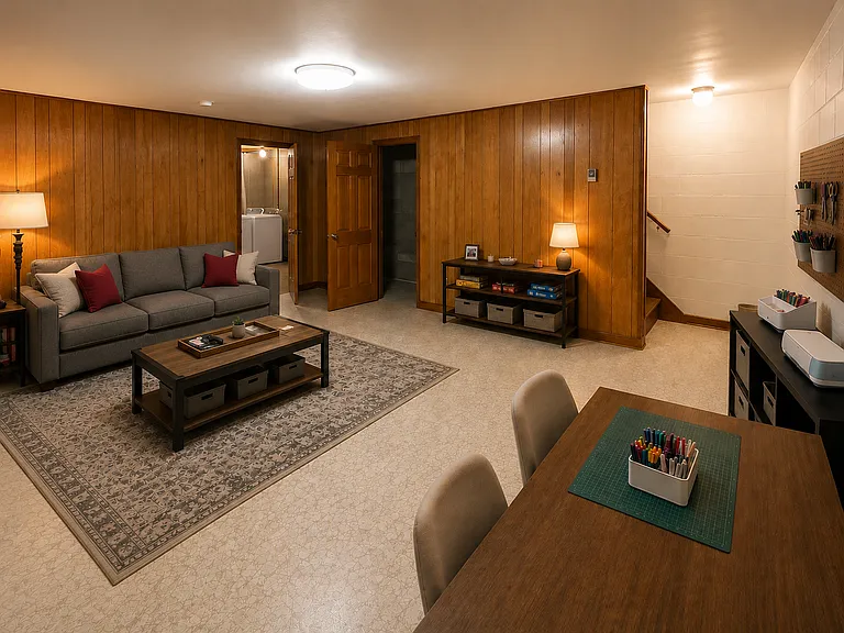 Cynthia Circle 2 BD Townhouse - Finished basement bonus room. Perfect for a rec room, craft space, or home office.