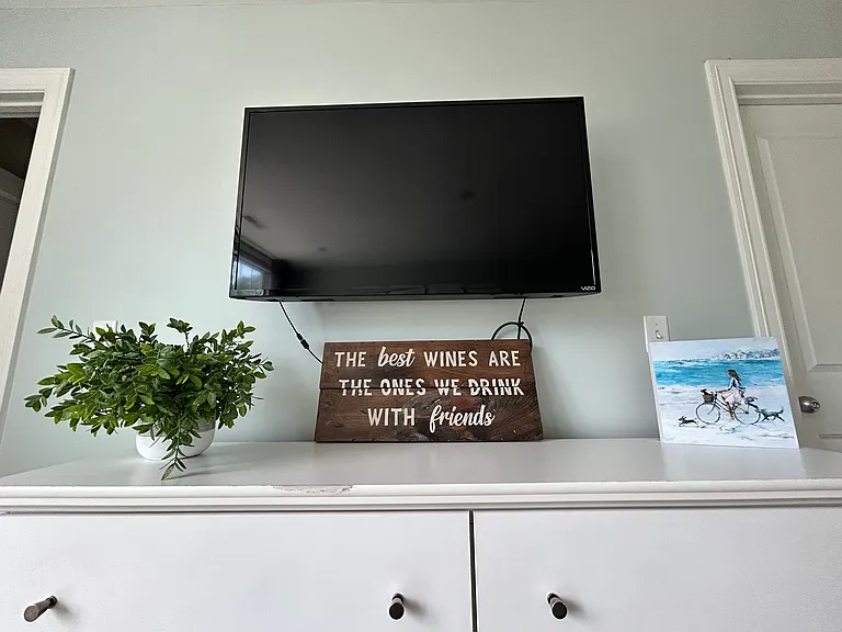 Smart TV in Guest Bedroom.