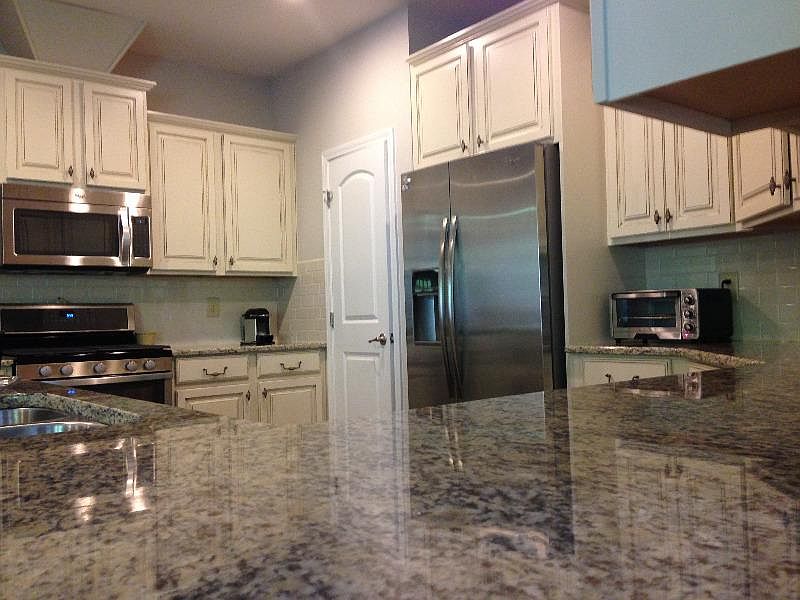 Stainless steel, granite!
