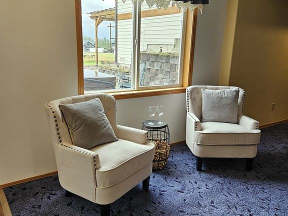 View to outside patio
