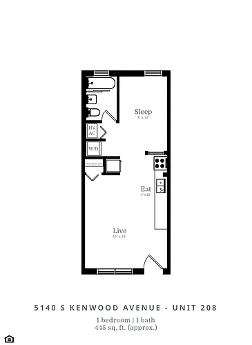 Floor plan Studio (A1)
