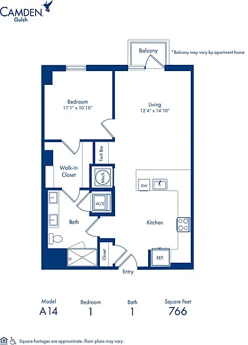 Floor plan A14
