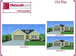 1315 Elevation JKL Plan, Stonehenge, Manchester, TN 37355