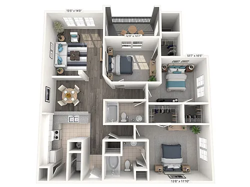 Floor plan C1