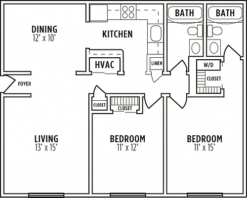Floor plan The LaFayette