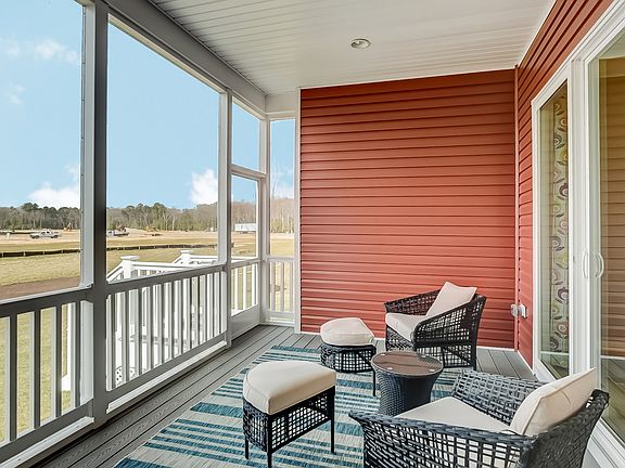 Screened deck