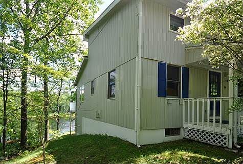 The view of the house from the street