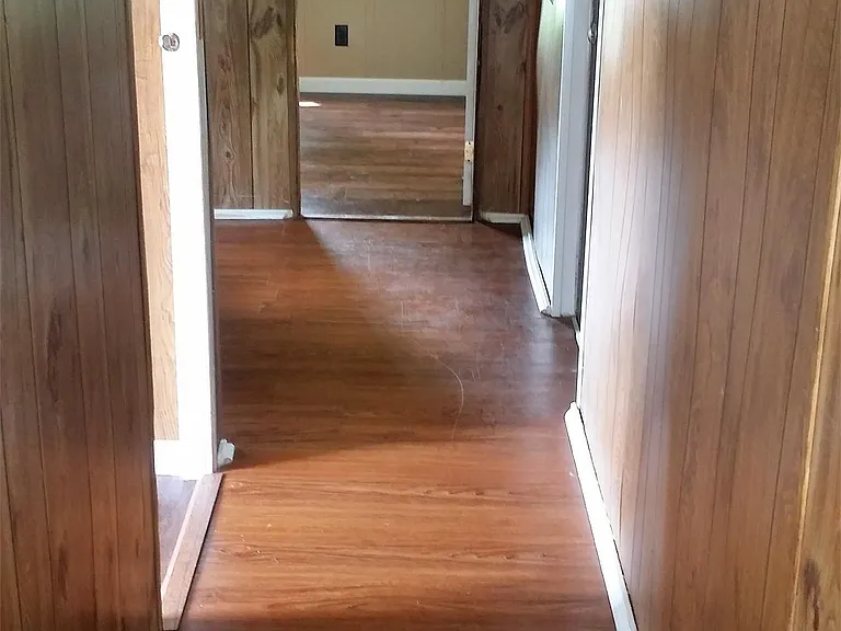 hall way from kitchen