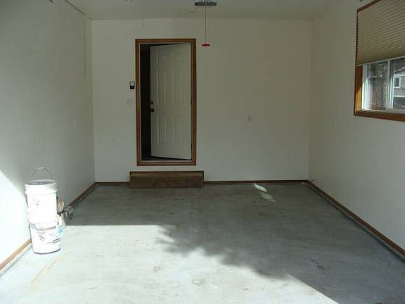 Inside garage.